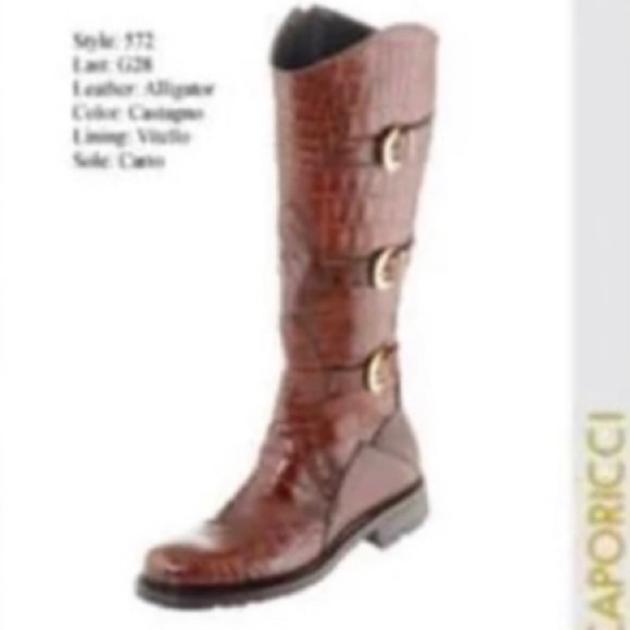 CAPORICCI 572 Alligator Boots - Picture 1 of 14